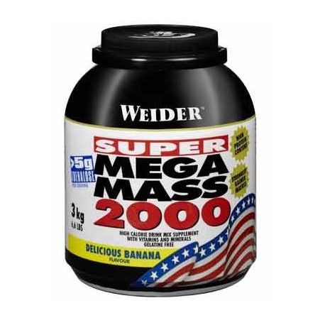WEIDER MEGA MASS 2000 1-5KG-SABOR- VAINILLA-CAD-30-04-2019