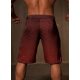 GREAT I AM BEACH SHORTS RED LEOPARD