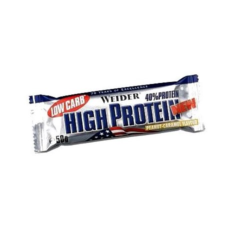 WEIDER 40% HIGH PROTEIN BAR LOW CARB 50G CAD:04/17