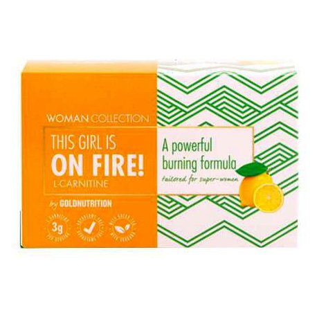 GOLD NUTRITION ON FIRE WOMAN L-CARNITINE 15 VIALS